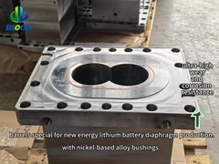 निकेल आधारित मिश्र धातु के बुशिंग के साथ बैरल