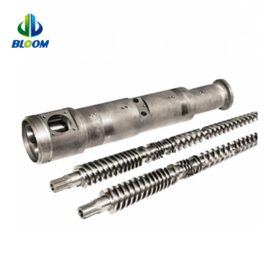 गुणवत्ता  Conical Twin Screw Barrel for Plastic Rubber Extruder कारखाना