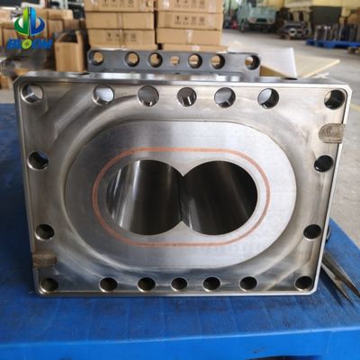 गुणवत्ता  Nickel Alloy Twin Screw Extruder Barrel for PEEK Plastic Extrusion कारखाना