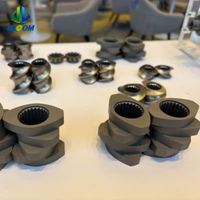 गुणवत्ता  (PTR) W6 ultra-fine grain wear-resistant steel extruder parts Twin-Screw Extruder Thread Element Barrel and Shaft कारखाना