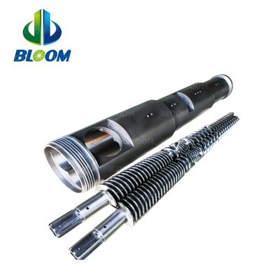 गुणवत्ता  BLM 80/156 92/188 Twin Conical Screw And Barrel For PVC Extrusion कारखाना