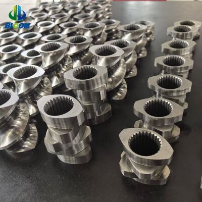 गुणवत्ता  HRC 58-62 CNC Precision Machining Twin Screw Extruder Elements with Wear and Corrosion Resistance for Plastic Processing कारखाना