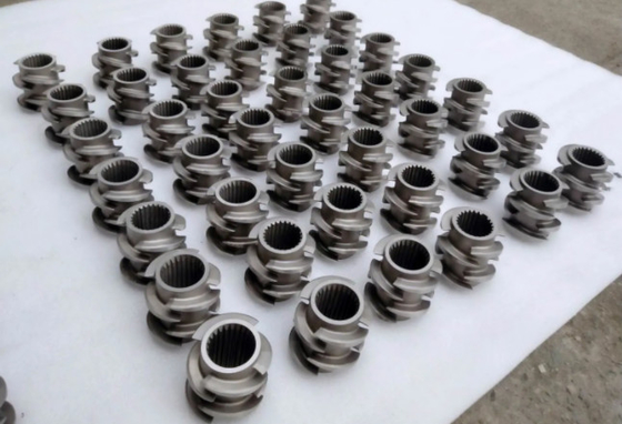 Buss Ko Kneader Extruder के लिए रेसिप्रोकेटिंग स्क्रू अब्रेसिव स्पेयर पार्ट्स