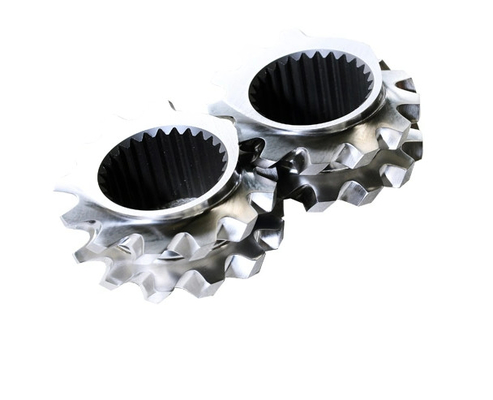 38Crmoaia Nitriding Extruder Screw Elements With Features Corrosion And Wear Resistance 38क्रॉमाया नाइट्राइडिंग एक्सट्रूडर स्क्रू एलिमेंट्स जिनकी विशेषताएं संक्षारण और पहनने के प्रतिरोध के साथ हैं