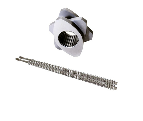 38Crmoaia Nitriding Extruder Screw Elements With Features Corrosion And Wear Resistance 38क्रॉमाया नाइट्राइडिंग एक्सट्रूडर स्क्रू एलिमेंट्स जिनकी विशेषताएं संक्षारण और पहनने के प्रतिरोध के साथ हैं