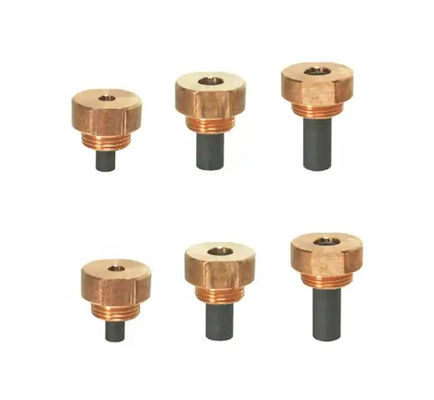 स्टड वेल्डिंग इलेक्ट्रोड के लिए KCF स्लीव बोल्ट कस्टम आकार / डिजाइन कार्बन स्टील शीट के लिए CuCrZr