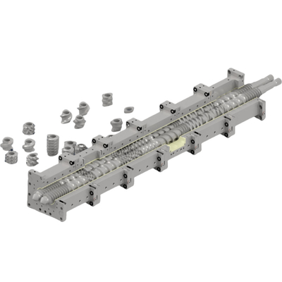उच्च प्रदर्शन उच्च पहनने के लिए extrusion के लिए द्विधातु बैरल