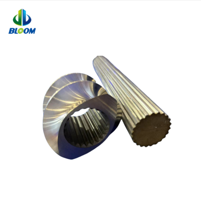 पीईईके (PEEK) पीवीडीएफ (PVDF) उत्पादन के लिए प्लास्टिक एक्सट्रूडर पार्ट्स हाई टॉर्क स्क्रू शाफ्ट
