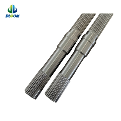 पीईईके (PEEK) पीवीडीएफ (PVDF) उत्पादन के लिए प्लास्टिक एक्सट्रूडर पार्ट्स हाई टॉर्क स्क्रू शाफ्ट