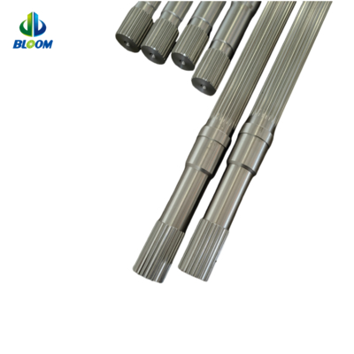 पीईईके (PEEK) पीवीडीएफ (PVDF) उत्पादन के लिए प्लास्टिक एक्सट्रूडर पार्ट्स हाई टॉर्क स्क्रू शाफ्ट
