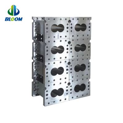 द्विधातु पेंच बैरल एक्सट्रूडर शाफ्ट एक्सट्रूडर बैरल टनल पीईईके उत्पादन के लिए