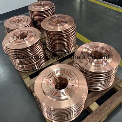 प्रतिरोध वेल्डिंग के लिए CuCrZr मिश्र धातु सीम वेल्डिंग व्हील