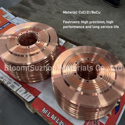 प्रतिरोध वेल्डिंग के लिए CuCrZr मिश्र धातु सीम वेल्डिंग व्हील