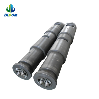 उच्च-सटीक द्विधात्विक शंक्वाकार जुड़वां पेंच बैरल प्लास्टिक और रबर एक्सट्रूज़न के लिए