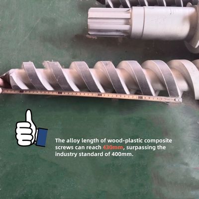 प्लास्टिक और रबर एक्सट्रूज़न में प्रगतिशील संपीड़न के लिए उच्च-सटीक 38CrMoAlA शंकुयुक्त जुड़वां पेंच बैरल