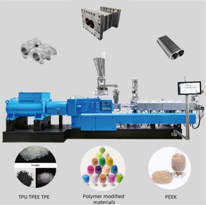 पॉलीमर कंपाउंडिंग एक्सट्रूडर्स के लिए 38CrMoAl CR12MoV और W6542 मिश्र धातुओं के साथ उच्च परिशुद्धता ट्विन स्क्रू तत्व