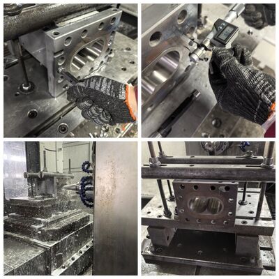 प्लास्टिक कंपाउंडिंग एक्सट्रूडर के लिए उच्च शक्ति वाले ट्विन स्क्रू बैरल