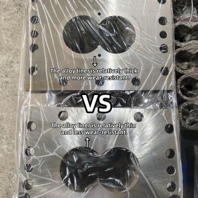 पीए पीबीटी पीईईके उत्पादन के लिए उच्च परिशुद्धता निकेल मिश्र धातु ट्विन स्क्रू बैरल