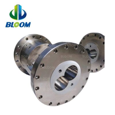 उच्च घर्षण प्रतिरोध और 58-62HRC कठोरता के लिए HIP द्विधातु शक्ति WR14 सामग्री के साथ ZSE87 ट्विन स्क्रू बैरल