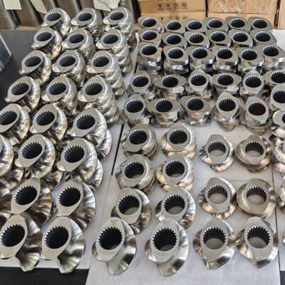 HRC 58-62 CNC Precision Machining Twin Screw Extruder Elements with Wear and Corrosion Resistance for Plastic Processing