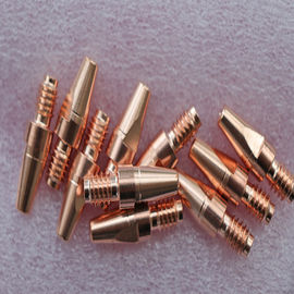 Binzel /Trafimet/Miller/Kemppi/OTC/Fronius/ESAB/Lincoin/Panasonic ब्रांड CuCrZr संपर्क युक्ति M6/M8 पर लागू करें