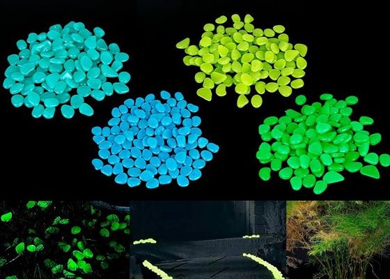 प्लास्टिक कंक्रीट फुटपाथ चमकता हुआ Luminescent कंकड़