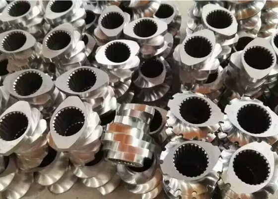 बैरल ट्विन स्क्रू एक्सट्रूडर पार्ट्स W6Mo5Cr4V2 निकल बेस मिश्र धातु: